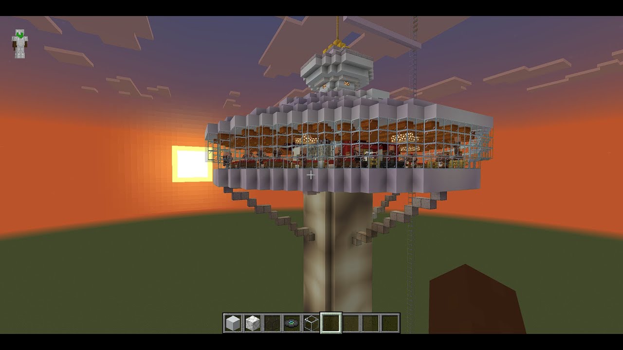 Minecraft skyview tower 4!!!!!! (BETTER VERSION!!!!!