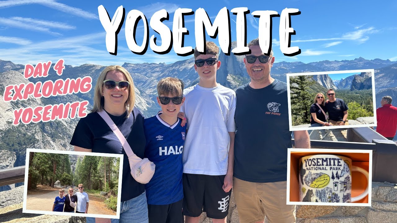 Day 4 | Yosemite ⛰️ | Baby Bear 🐻 | Glacier Point | Tunnel View