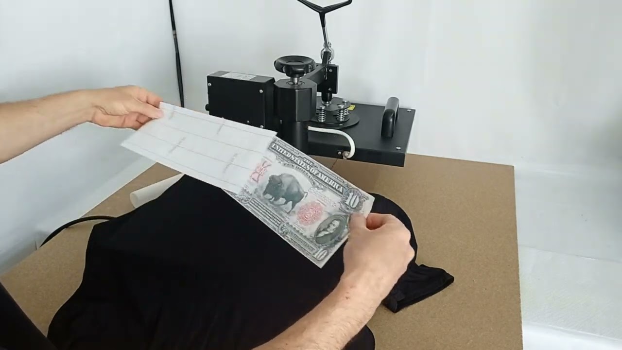 3G Jet-Opaque papier de transfert pour les tissus en coton noir et foncé.
