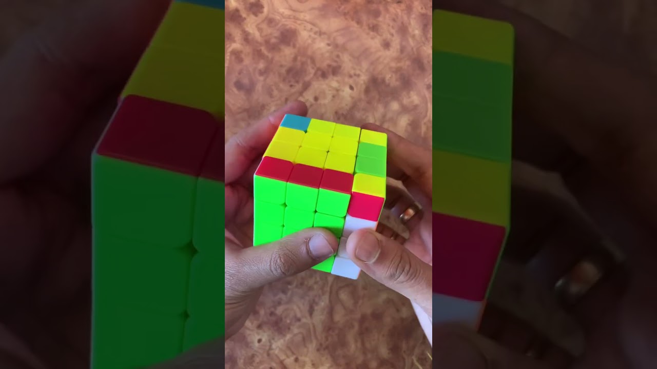 How to solve a Rubik&rsquo;s Cube - cube solve magic trick (FULL CROSS) #19 #shorts #rubikscube