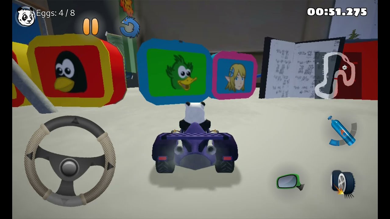 Finding All Easter Eggs in Tux Kart Race