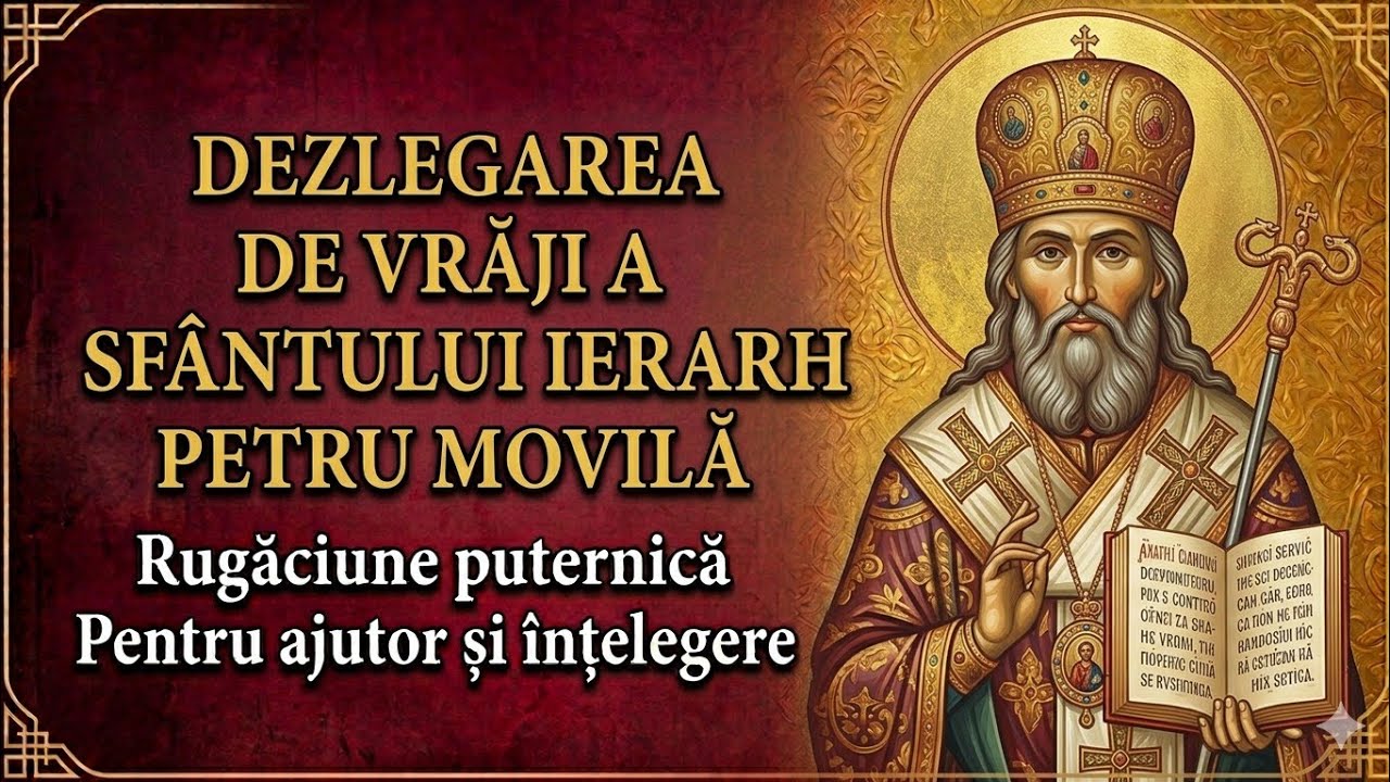 RUGĂCIUNEA SFÂNTULUI IERARH PETRU MOVILĂ, MITROPOLITUL KIEVULUI