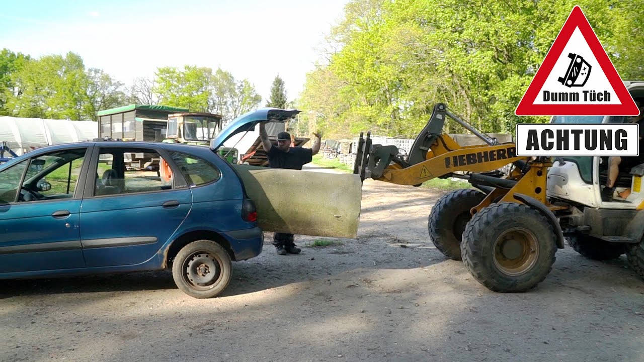 Auto extrem &uuml;berladen - Wie f&auml;hrt es sich? | Dumm T&uuml;ch