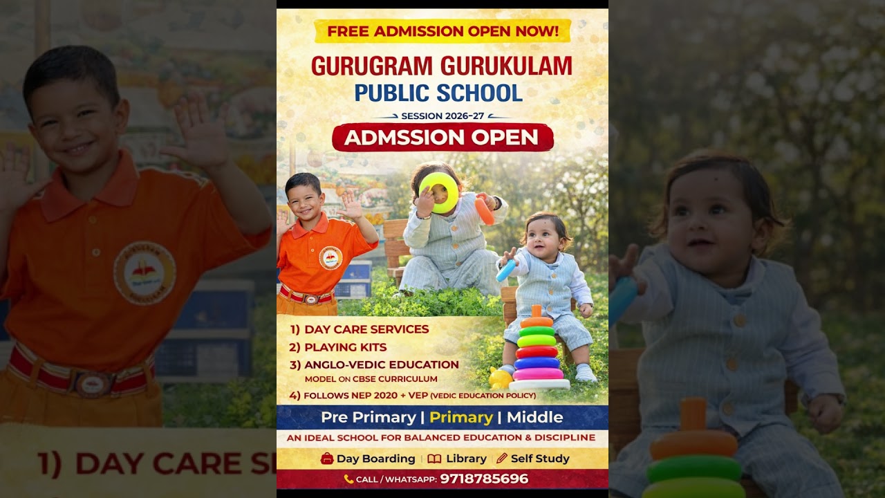 Gurugram Gurukulam Education Welfare Foundation | Best Anglo Vedic School for Pre Primary to Middle 