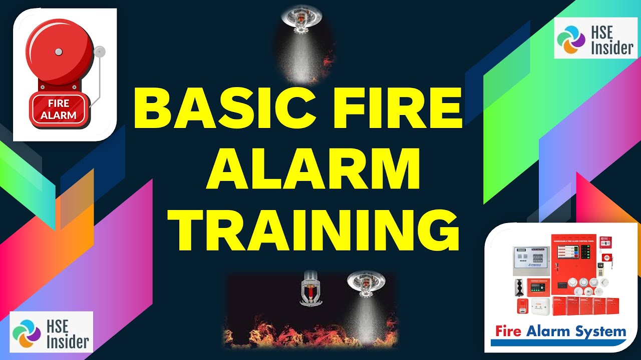 Fire Alarm System Basics | Fire Smoke Detector | Fire and Safety