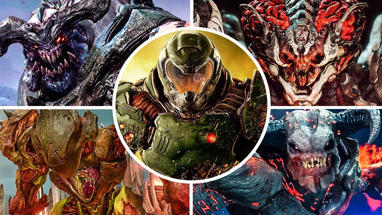 DOOM 2016 - Todos los Jefes en Español // All Bosses 4K 60FPS