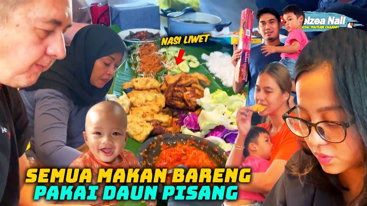 MABAR !!! MAKAN BARENG PEKE DAUN PISANG !!! MANTAP, NIKMAT AYO JOIN !!!
