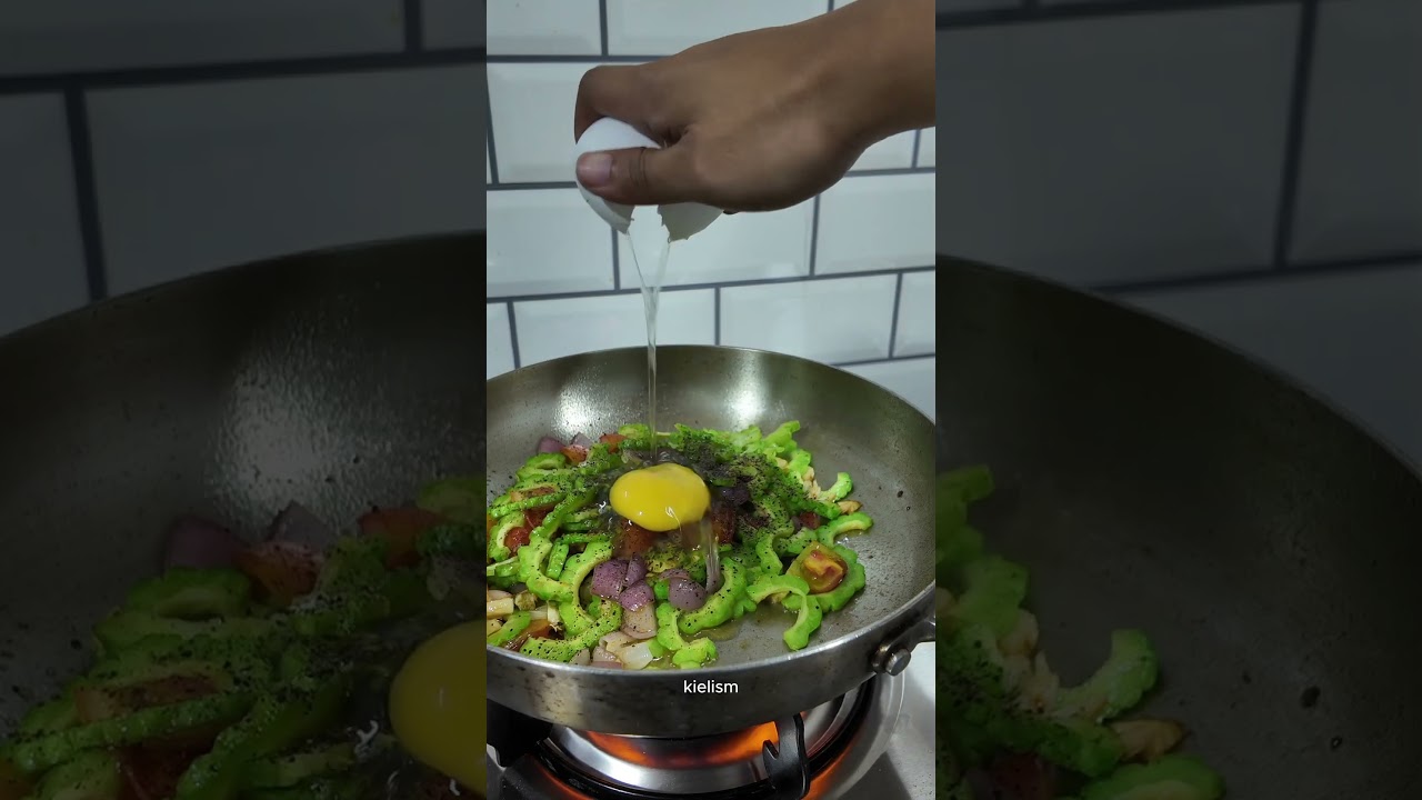 Classic Pinoy Combo: Fried Danggit and Ginisang Ampalaya 