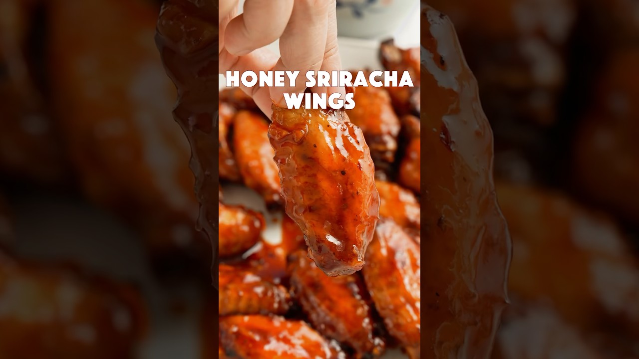 Honey sriracha wings