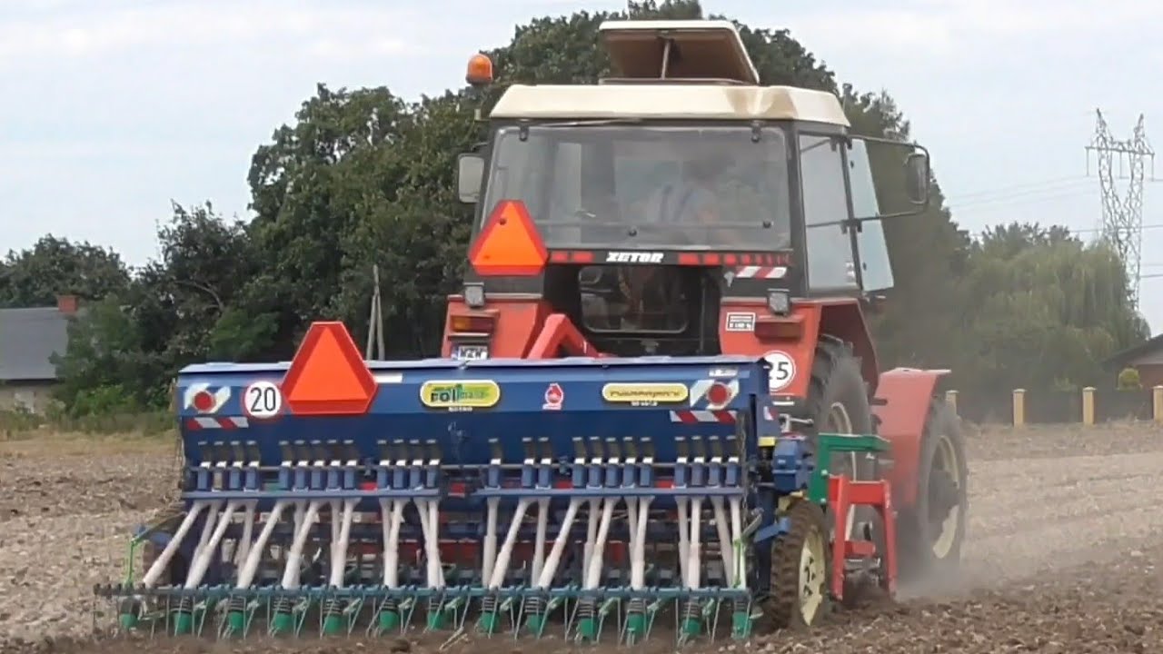 Siew Żyta 2020 na Mazowszu☆Zetor & Zestaw uprawowo siewny☆AgroPaciorkiYT