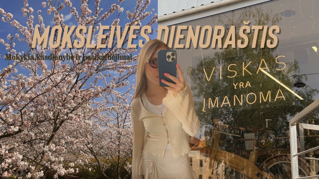 Moksleivės dienoraštis🌸🏫 1 dalis. Mokykla, kasdienybė ir pasikalbėjimai❤️