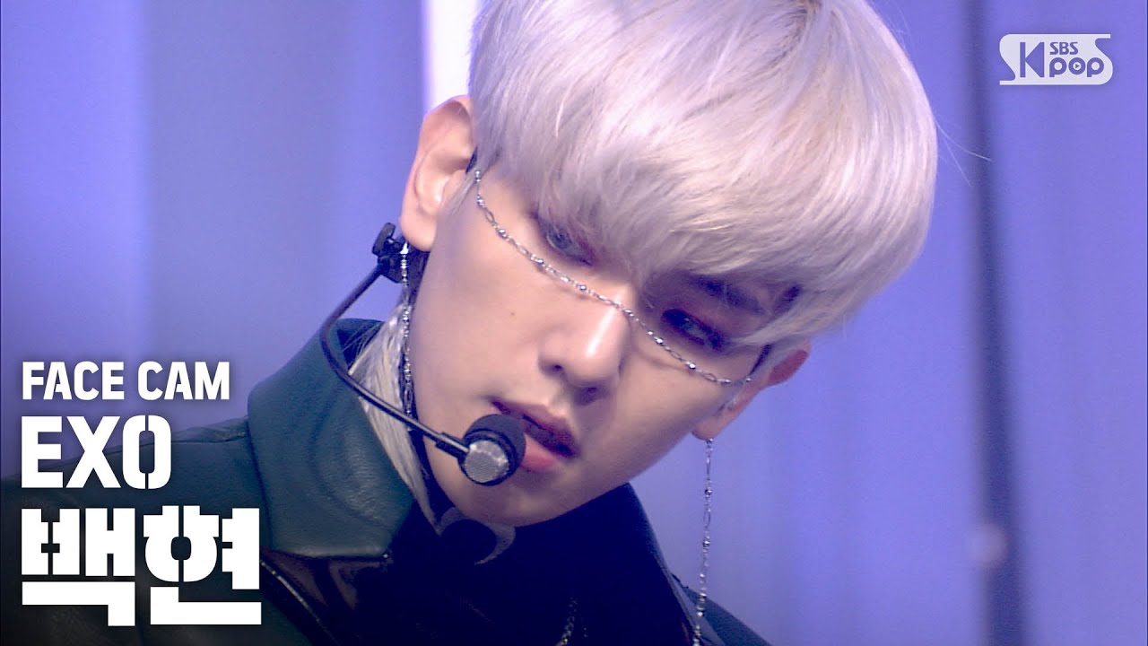 [페이스캠4K] 엑소 백현 'Obsession' (EXO Baekhyun Facecam)│@SBS Inkigayo_2019.12.8