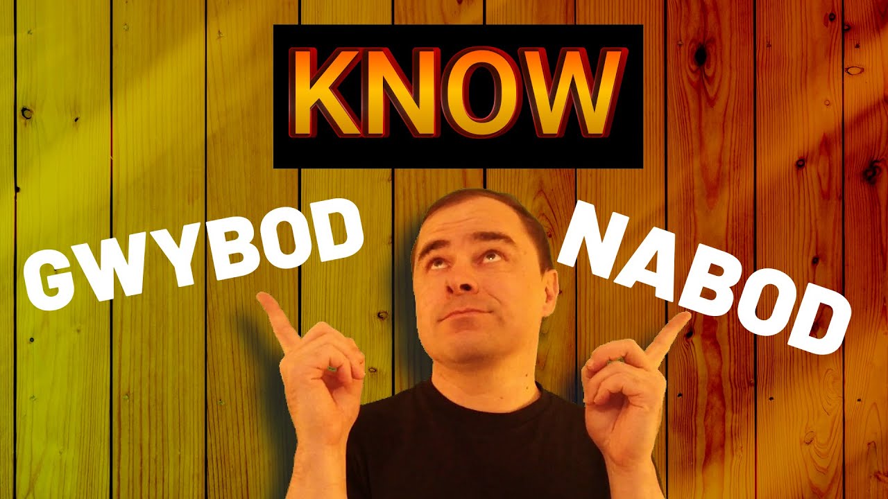 How to say 'know' in Welsh - 2 ways!