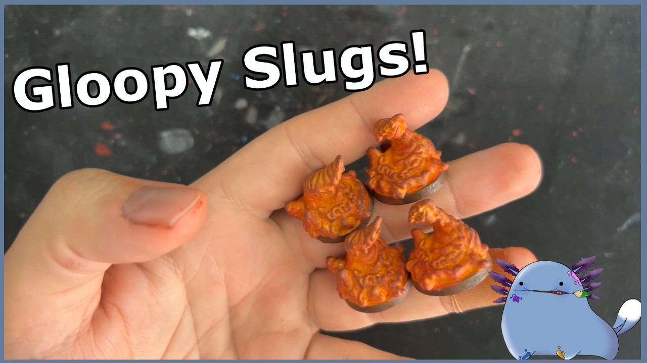 Painting Magma Slugs!