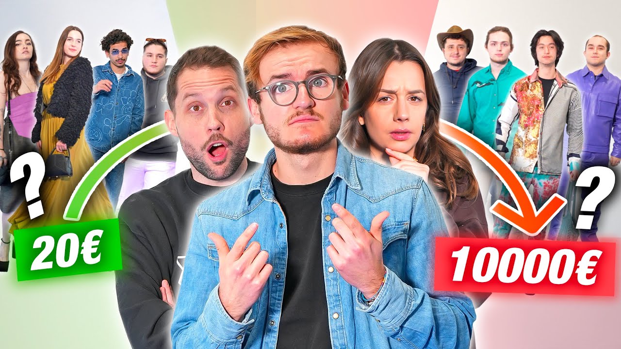 Devine qui porte la tenue à 10000€ (on les trie du moins cher au plus cher)
