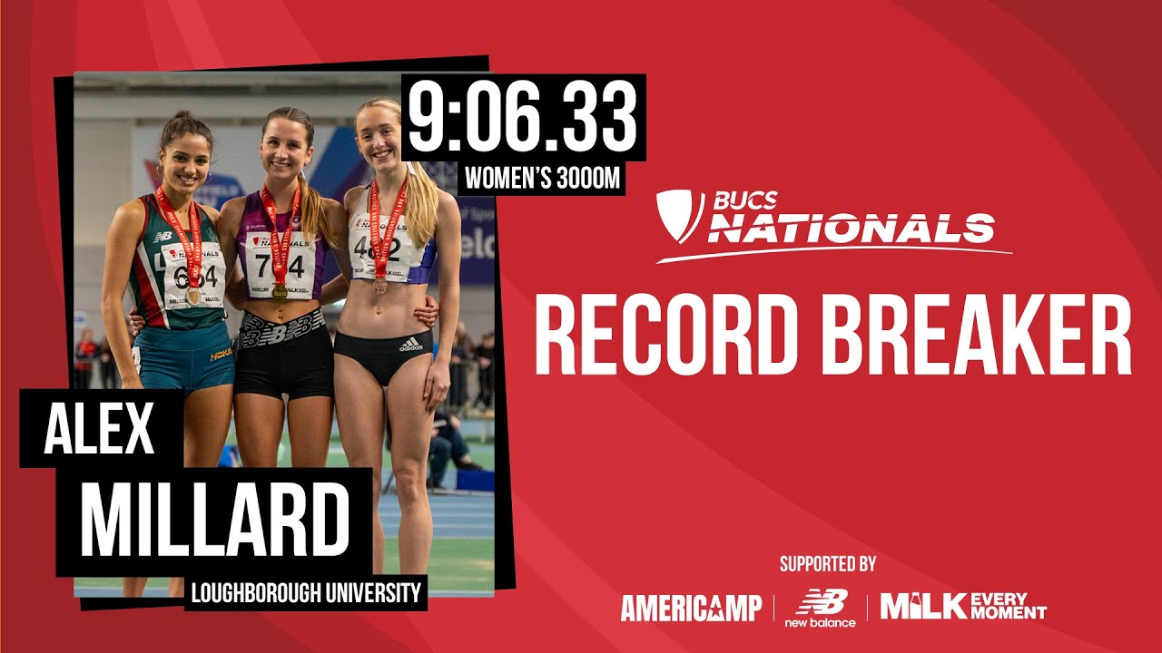 Alex Millard Breaks 3000m BUCS Record