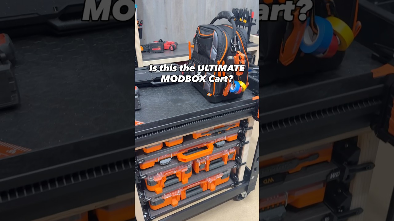 Ultimate Klein MODbox Tool Cart! Best Modular Toolbox Transportation