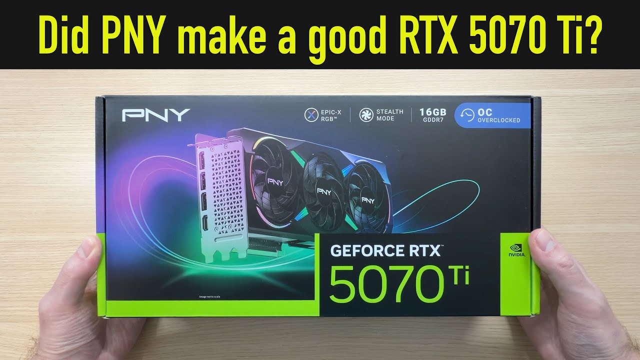 Шумная или тихая? Обзор PNY RTX 5070 Ti ARGB OC