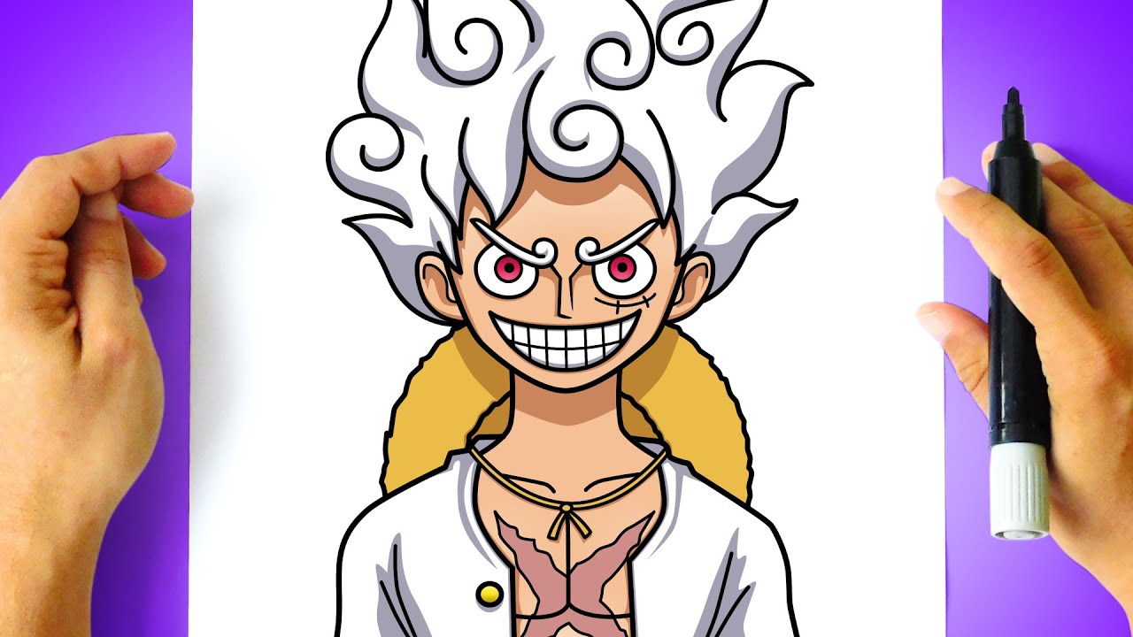 Como DESENHAR o LUFFY GEAR 5 - Como DIBUJAR a LUFFY GEAR 5 - One Piece