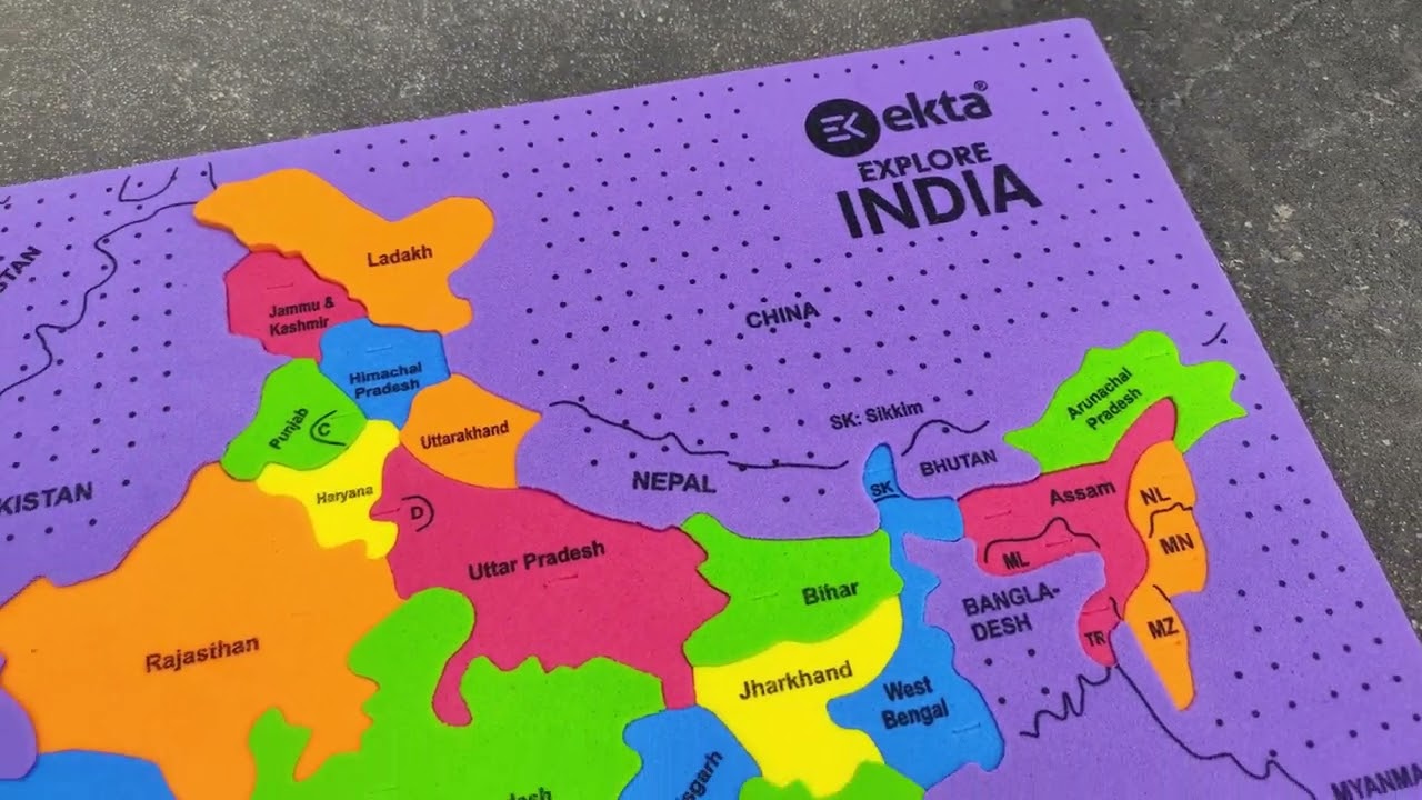 India and the Neighbouring Countries | MapCraft | The best place to learn map work | Map View