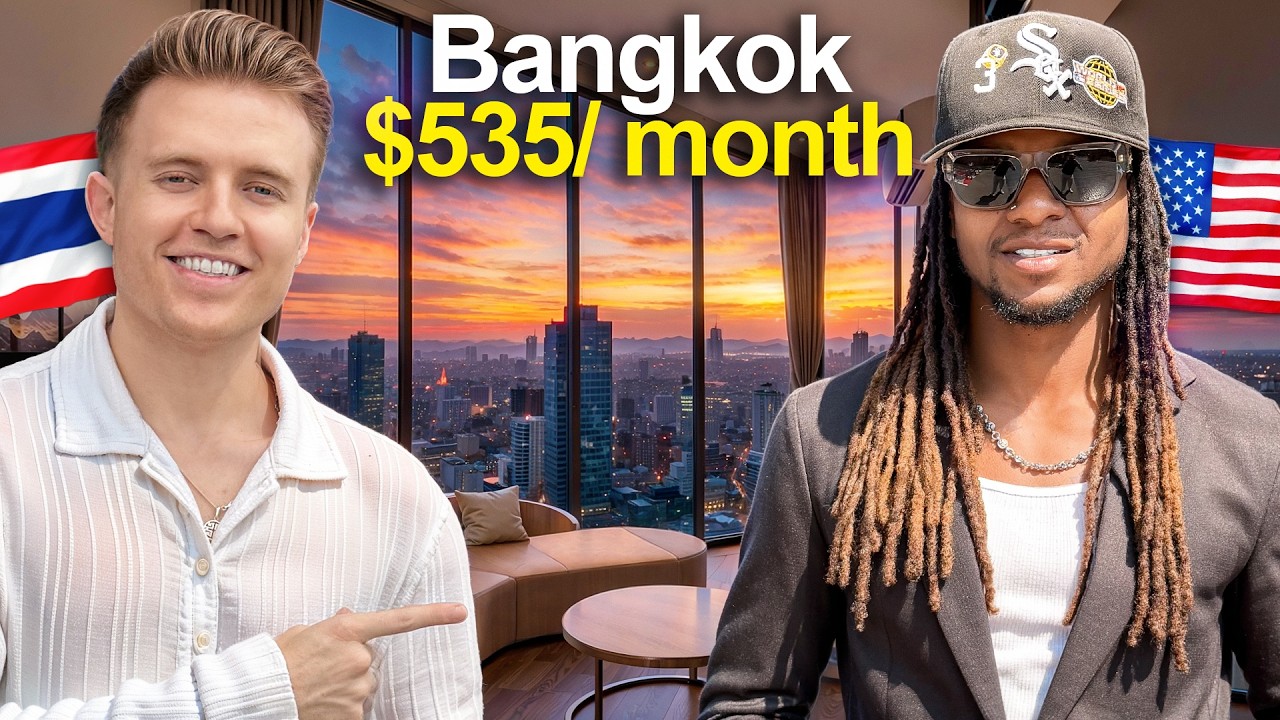Luxury Bangkok condo tour $535/MONTH (This BLEW me away!)