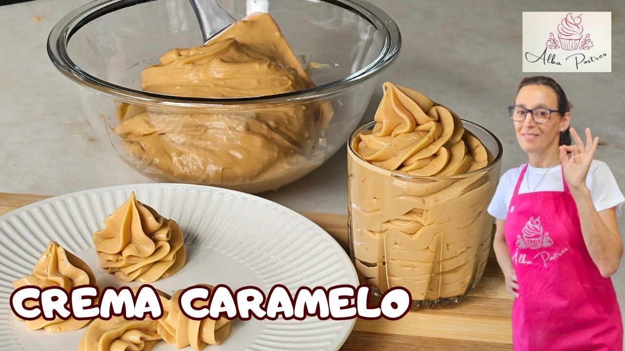 CREMA CARAMELO, relleno para tortas!! Te sorprenderá el resultado!!