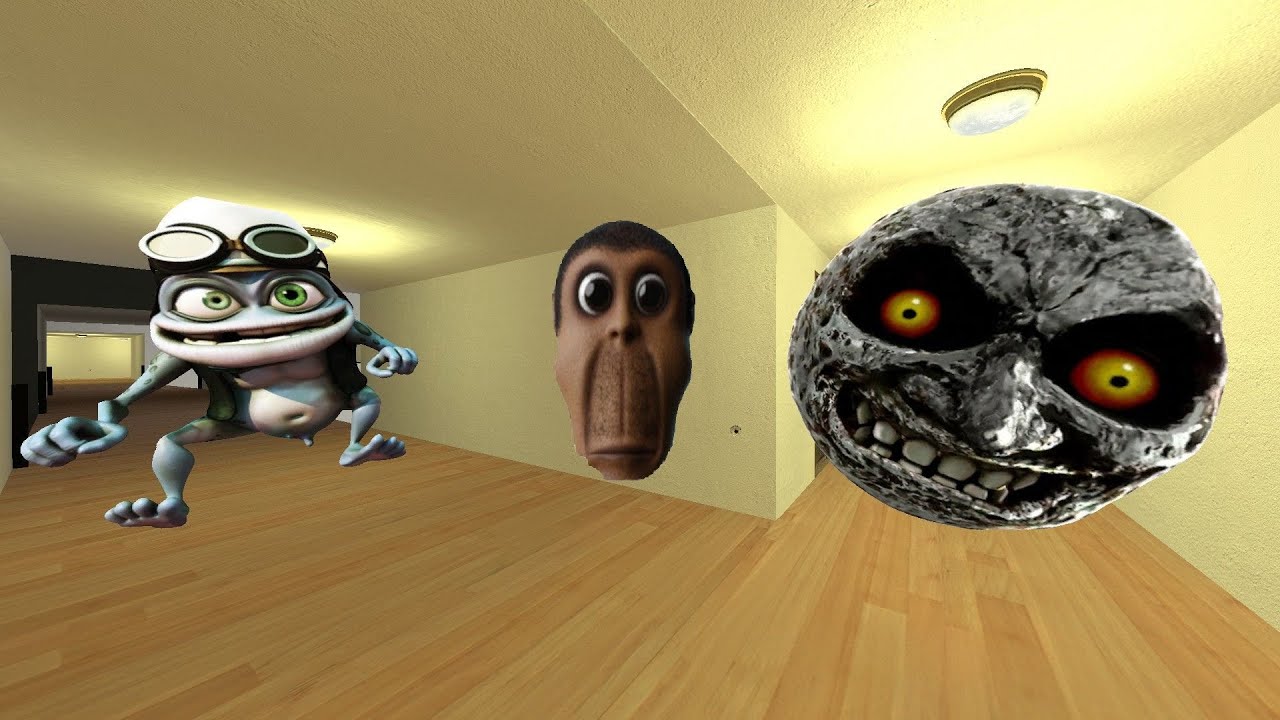 Crazy Fog Obunga Family And Termina Nextbot Fun Mod In Hotel Backroom!