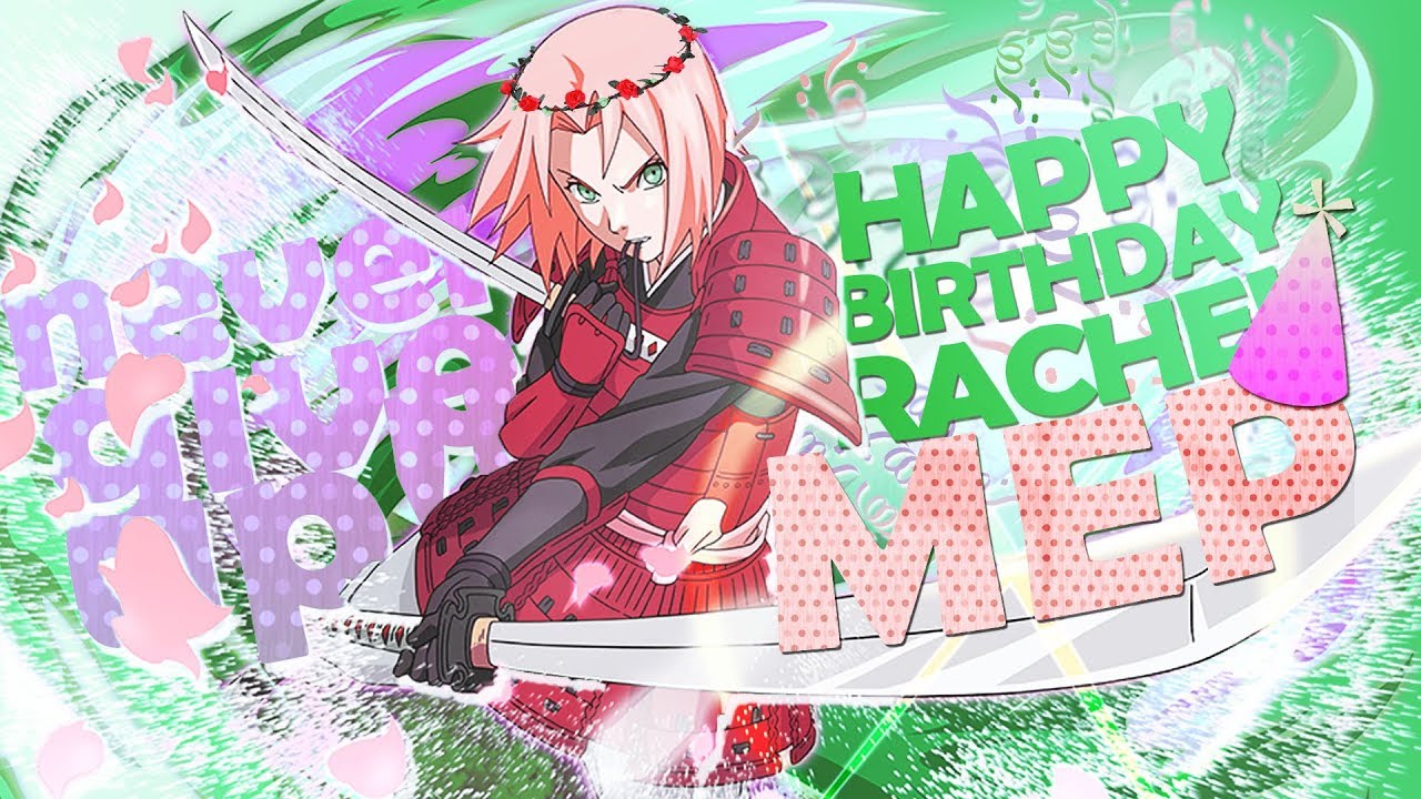 HAPPY BIRTHDAY, RACHEL! 🎊 NEVER GIVE UP ᴹᴱᴾ