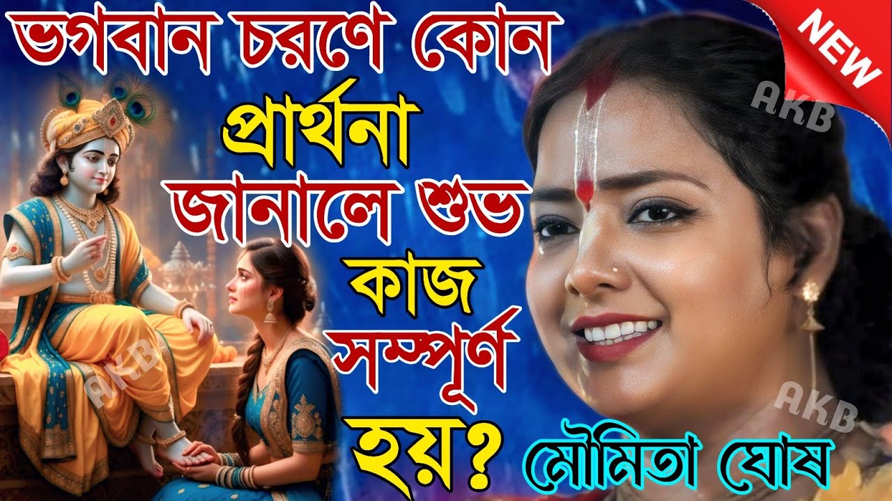 ভগবান চরণে কোন প্রার্থনা জানালে শুভ কাজ সম্পূর্ণ হয়? মৌমিতা ঘোষ কীর্তন || Kirtan moumita ghosh
