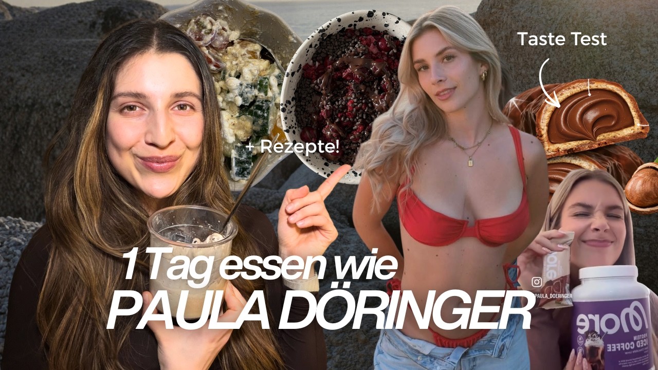 ich habe 1 Tag lang gegessen wie... PAULA DÖRINGER! neue Rezepte + neue More Produkte im Test