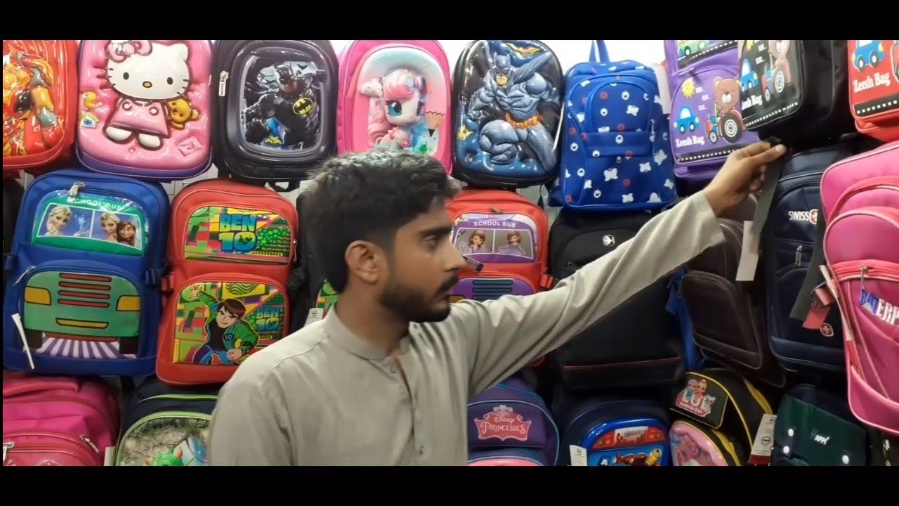 Branded School, College and Travel, Imported Bags 🎒 Wholesale Market in karachi.