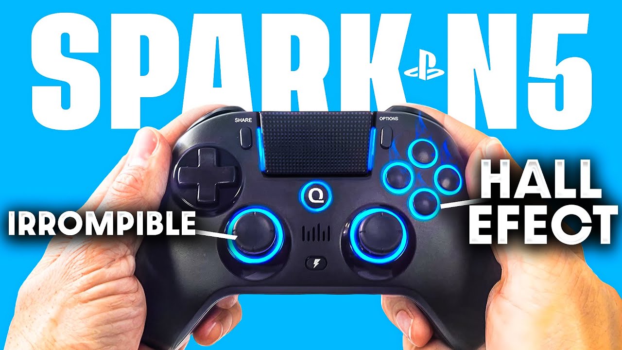 El mejor mando para PS4  y PS5 | QRD Spark N5 con efecto Hall
