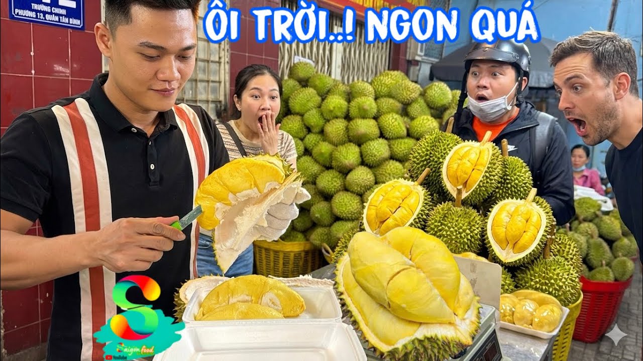 🟢Kỳ lạ! Sầu riêng vỏ xanh lè xù xì xấu xí cơm vàng ươm thơm phức