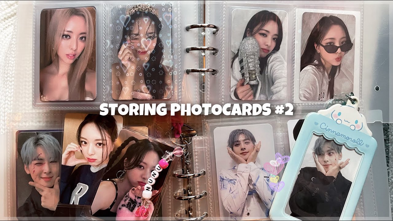storing photocards #2 ~ soojin, gidle, astro, itzy, lun8.