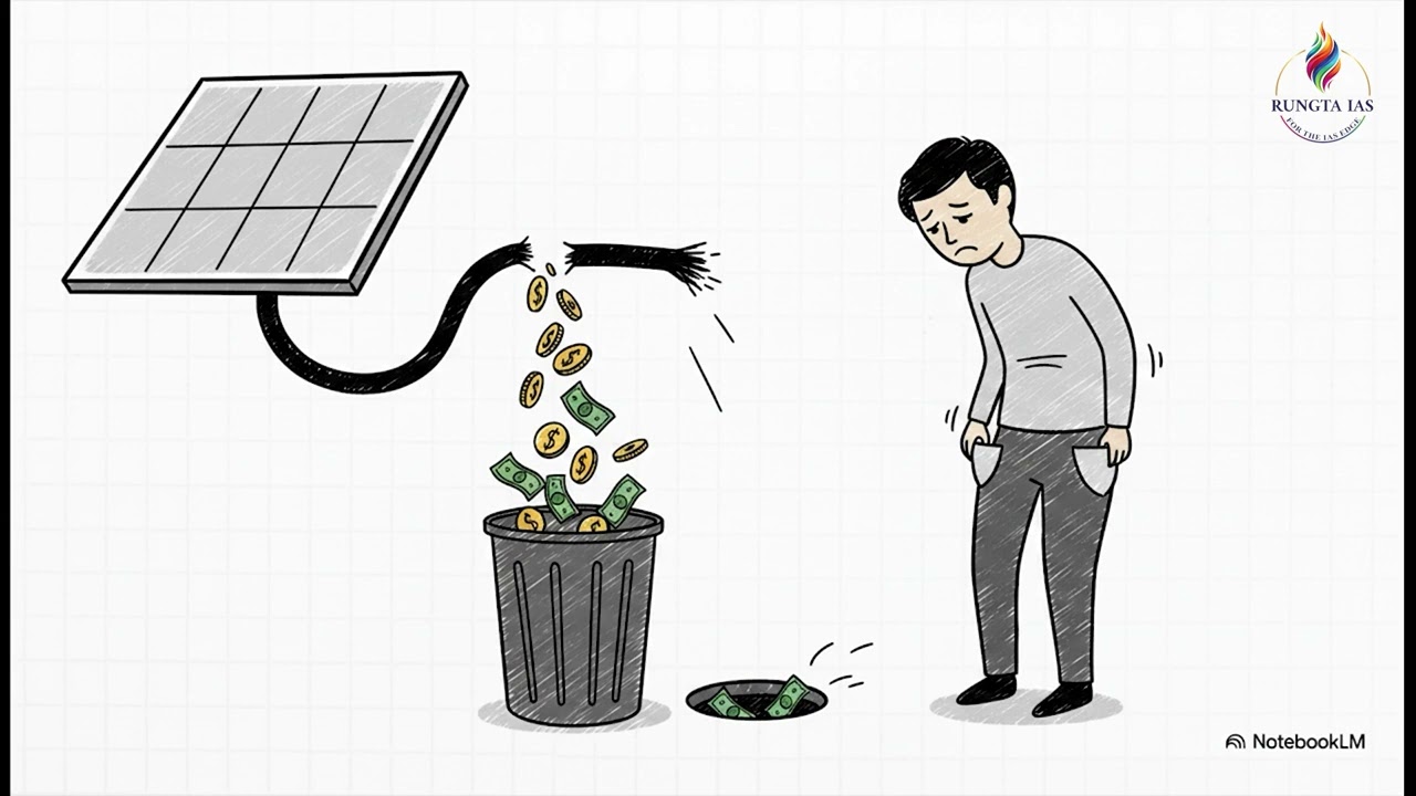 India&rsquo;s Solar Boom vs Storage Crisis Explained | Rungta IAS