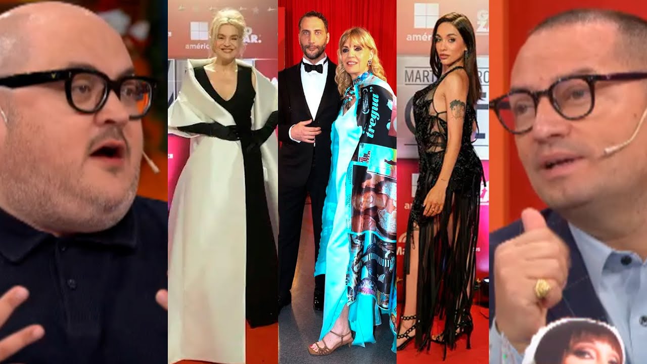 LOS MEJORES Y PEORES VESTIDOS DE LOS MART&Iacute;N FIERRO DE CINE, POR FABI&Aacute;N MEDINA FLORES Y RODOLFO VERA