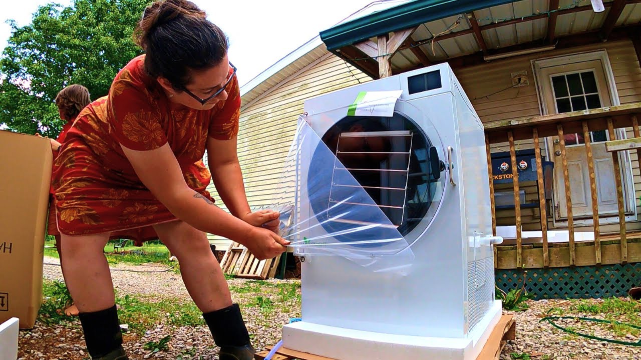 Our Harvest Right Freeze Dryer is HERE!!  Farm Life VLOG