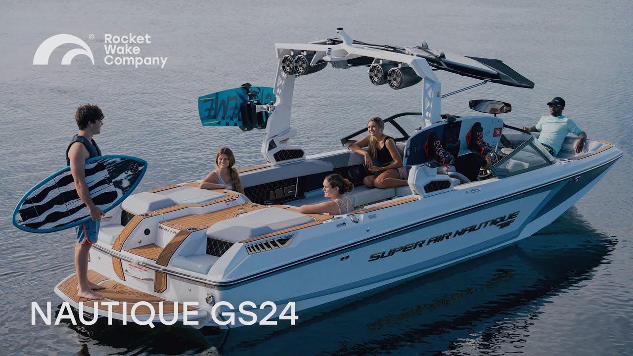 Обзор Nautique GS 24 | Мультиспортивный катер для вейксерфа | Rocket Wake Company