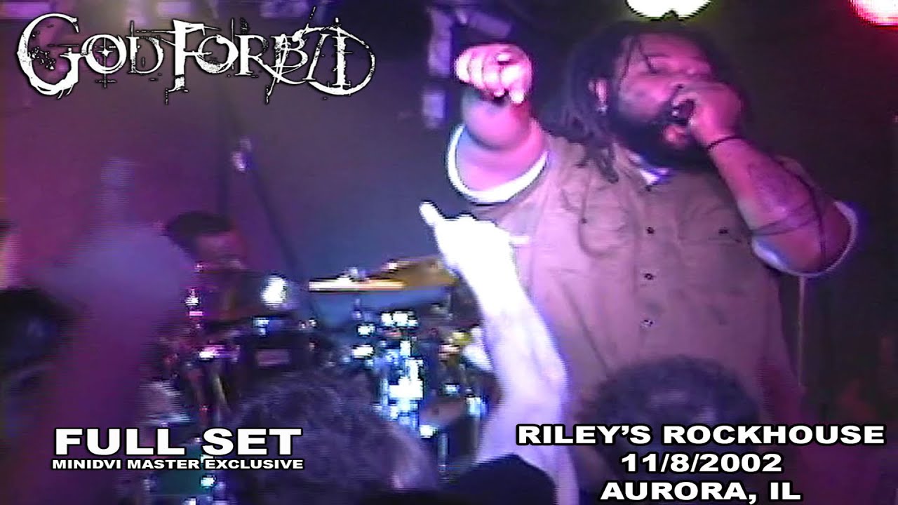 God Forbid FULL SET Live 11/8/2002 Riley's Rockhouse Aurora,IL *MiniDV Master Exclusive*