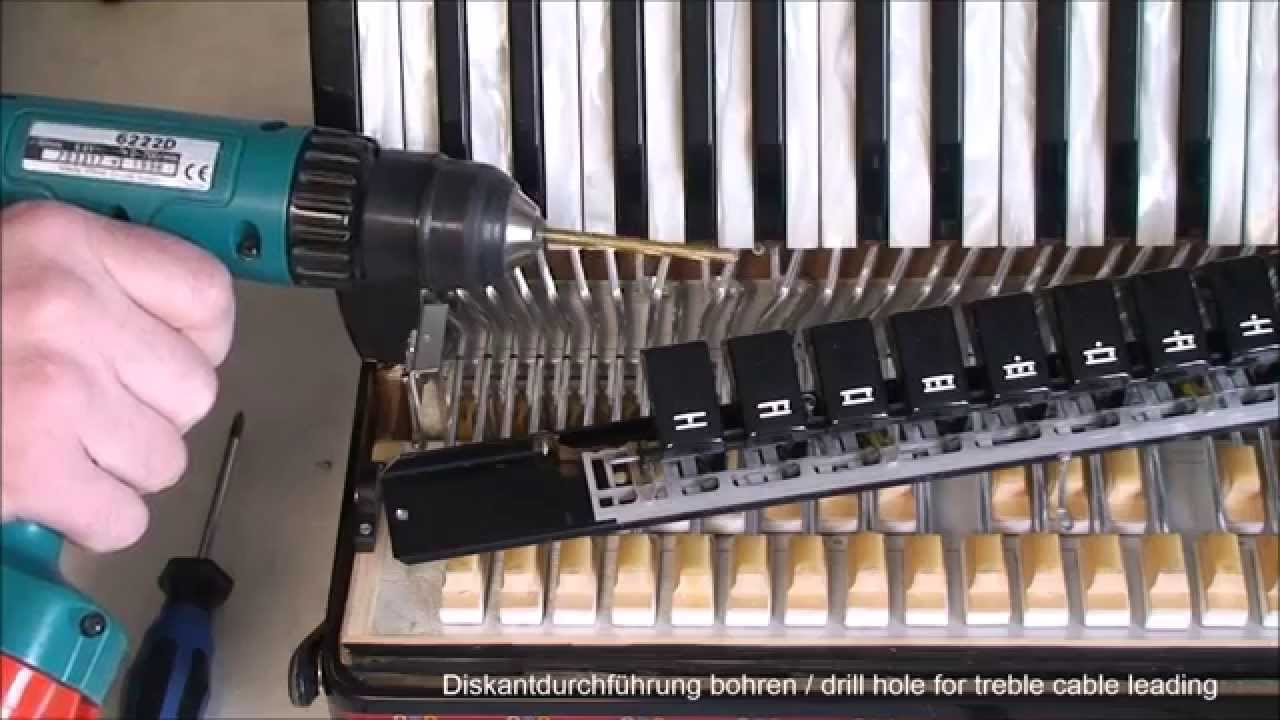 Akkordeonmikrofon Akkordeonmikro Einbausatz - Teil 1 - HAtools Konzertmikro FUNKMIKRO accordionmicro