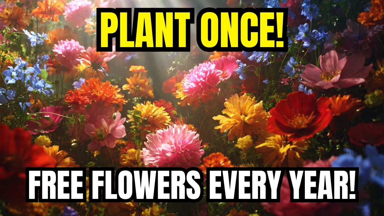 🌸 7 самосеющихся цветов, которые каждый год возвращаются, чтобы подарить вам бесплатный сад 👌