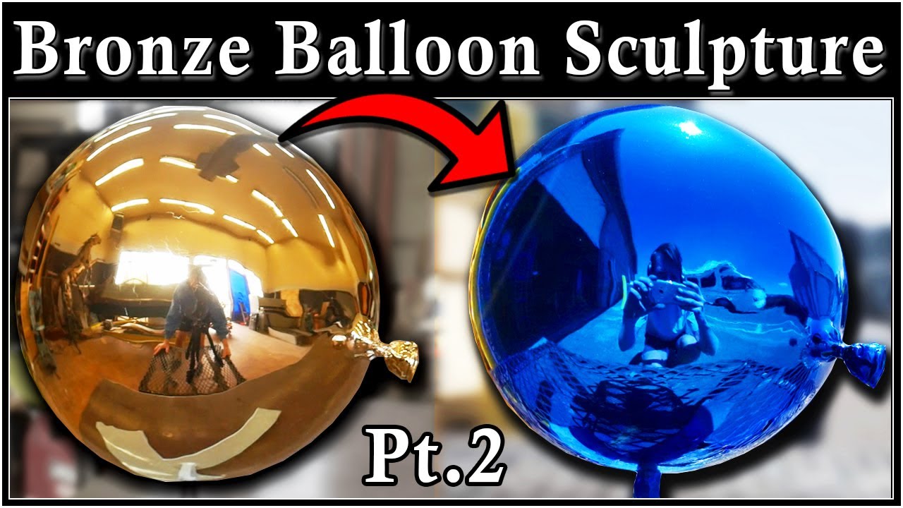 Part 2 of 2 - Turning Dollar Store Balloon to Jeff Koons Art - Polished Balloon Sculpture