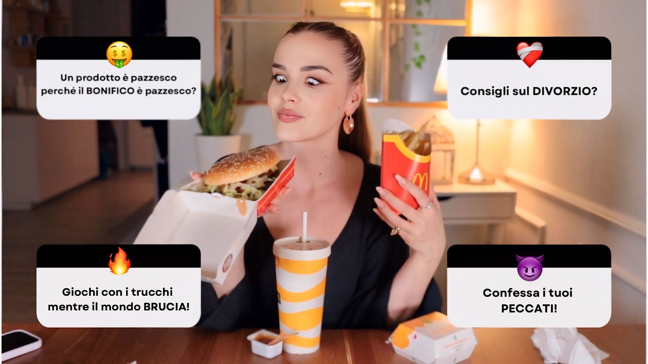 MUKBANG SCOTTANTE🔥Minacce, Truffe, Divorzio (Mangiando Mc Donald’s)