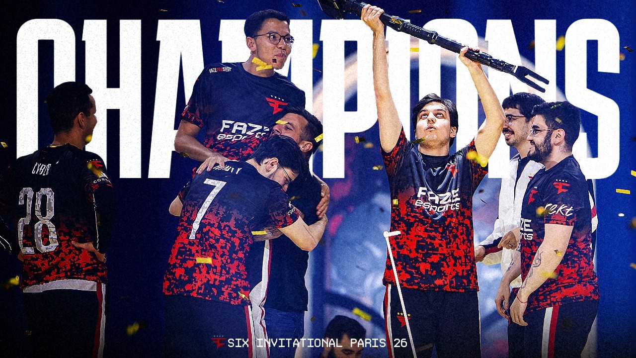 FAZE CLAN vs TEAM SECRET - GRANDE FINAL DO SIX INVITATIONAL PARIS 2026