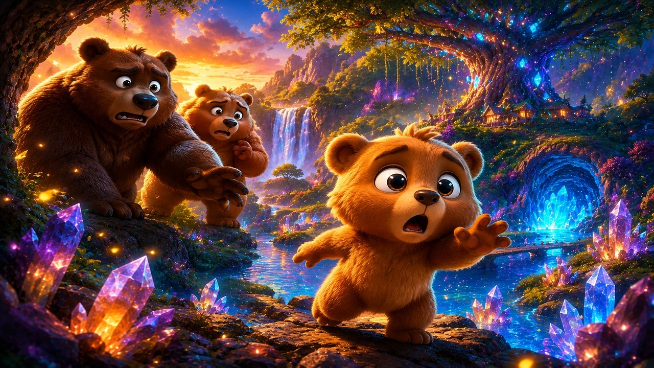 Baby Bear Got LOST&hellip; Then Found a SECRET Underground World! 🐻✨ | Bear Family Adventure