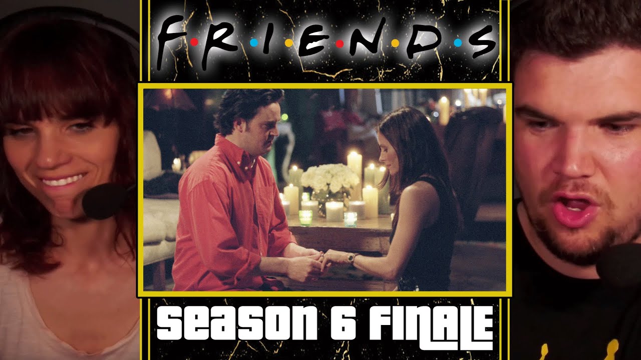 MONICA and CHANDLER FINALLY! FRIENDS SEASON 6 EPISODE 25 '''The One with the Proposal Part 2