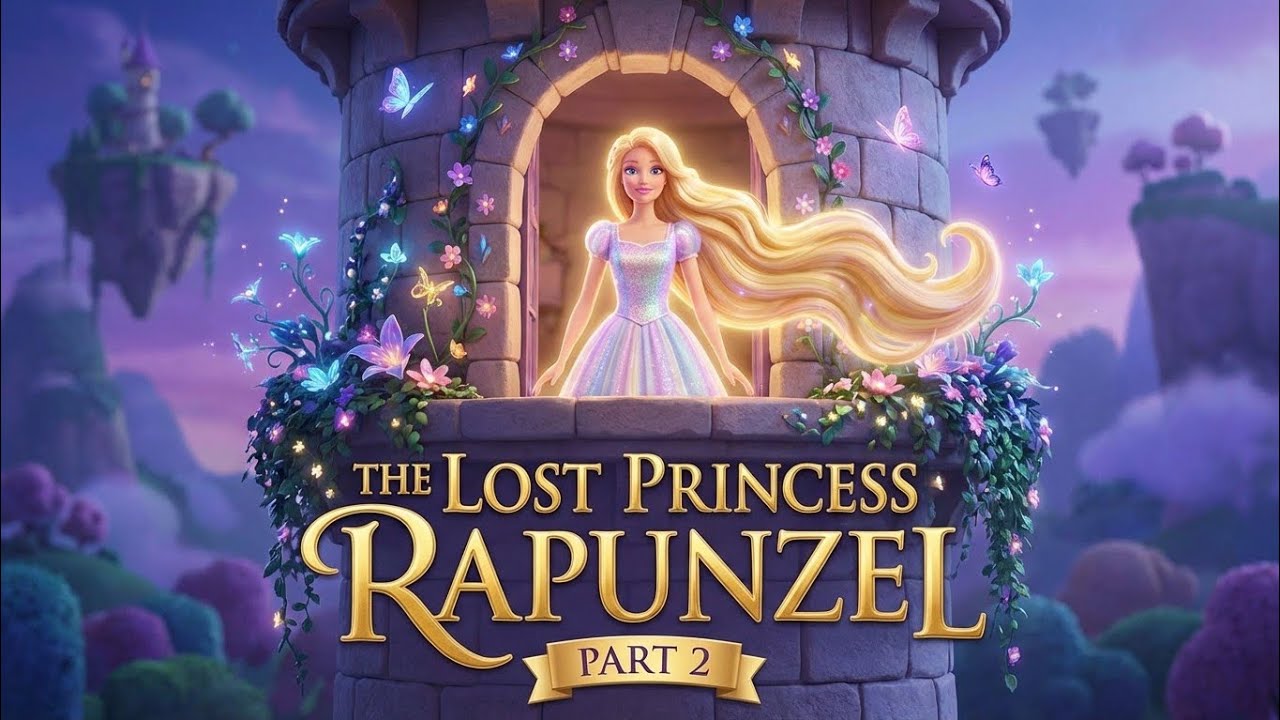 The Animated Story of Rapunzel Lost Princess.