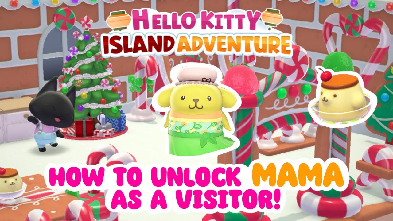 How to unlock Pompompurin’s MAMA as a visitor! ✨❤️ Hello Kitty Island Adventure