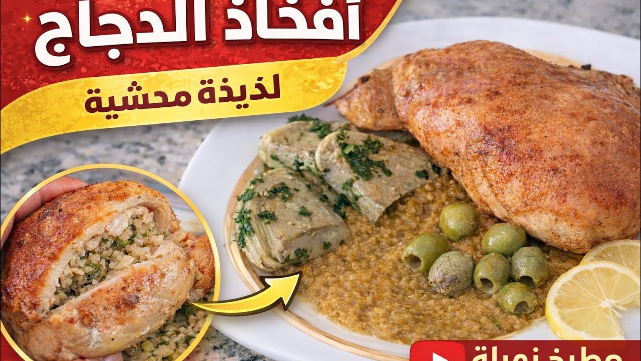 أفخاذ الدجاج محشية بطريقة سهلة ولذيذة 😋 | وصفة ناجحة 100%