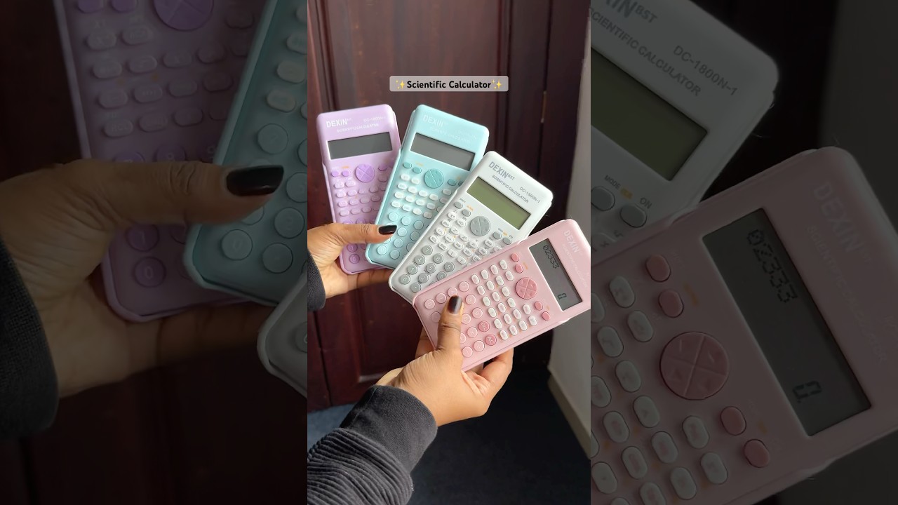 Pinteresty Scientific Calculator 🌷✨🎀#calculator #kawaii #stationary #stationery